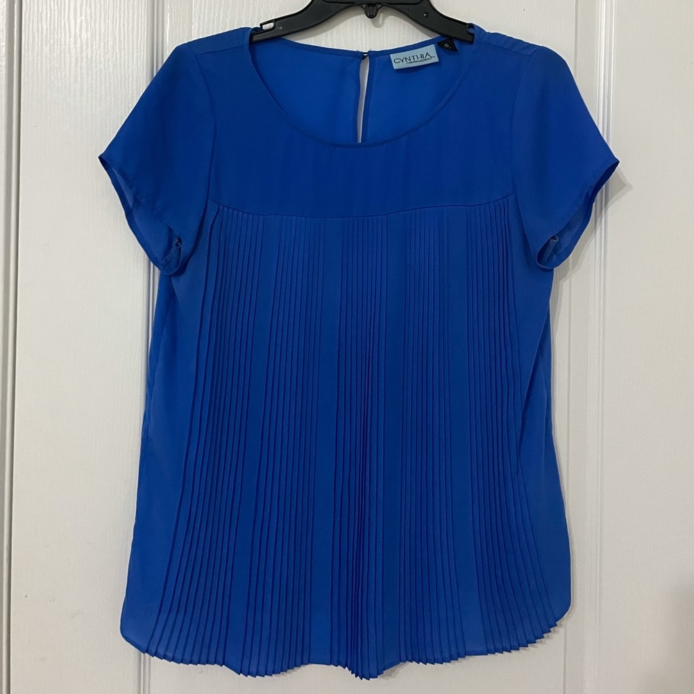 Cynthia Rowley blue blouse